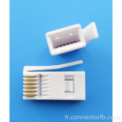 6p6c UK plug RJ11 connecteur